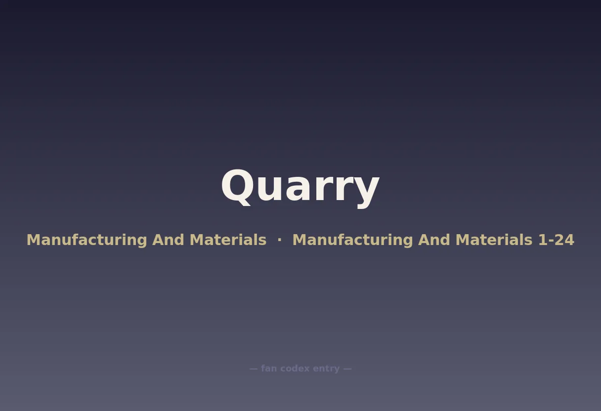 Quarry