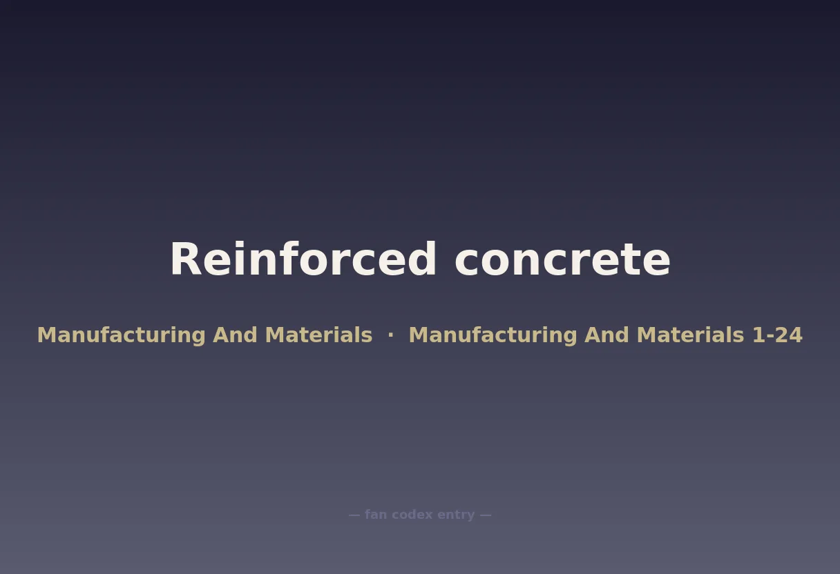 Reinforced concrete